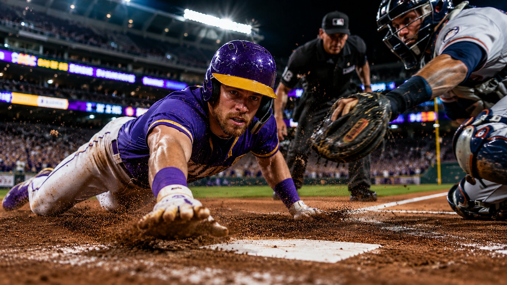 MLB baseball action
