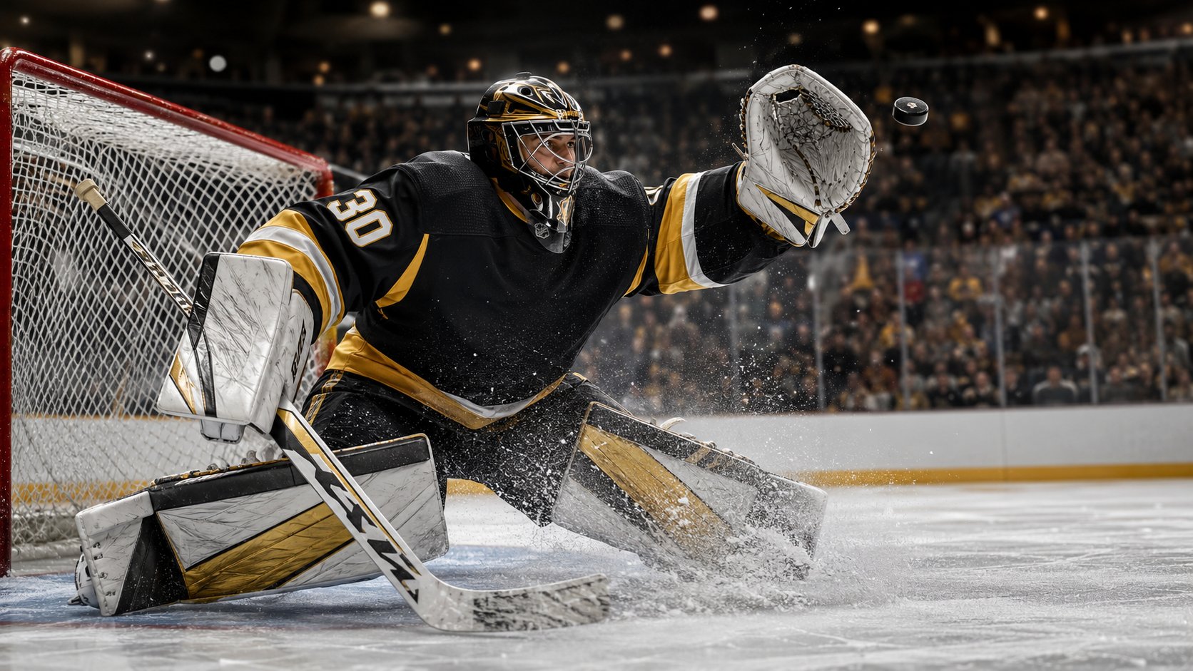 NHL hockey action